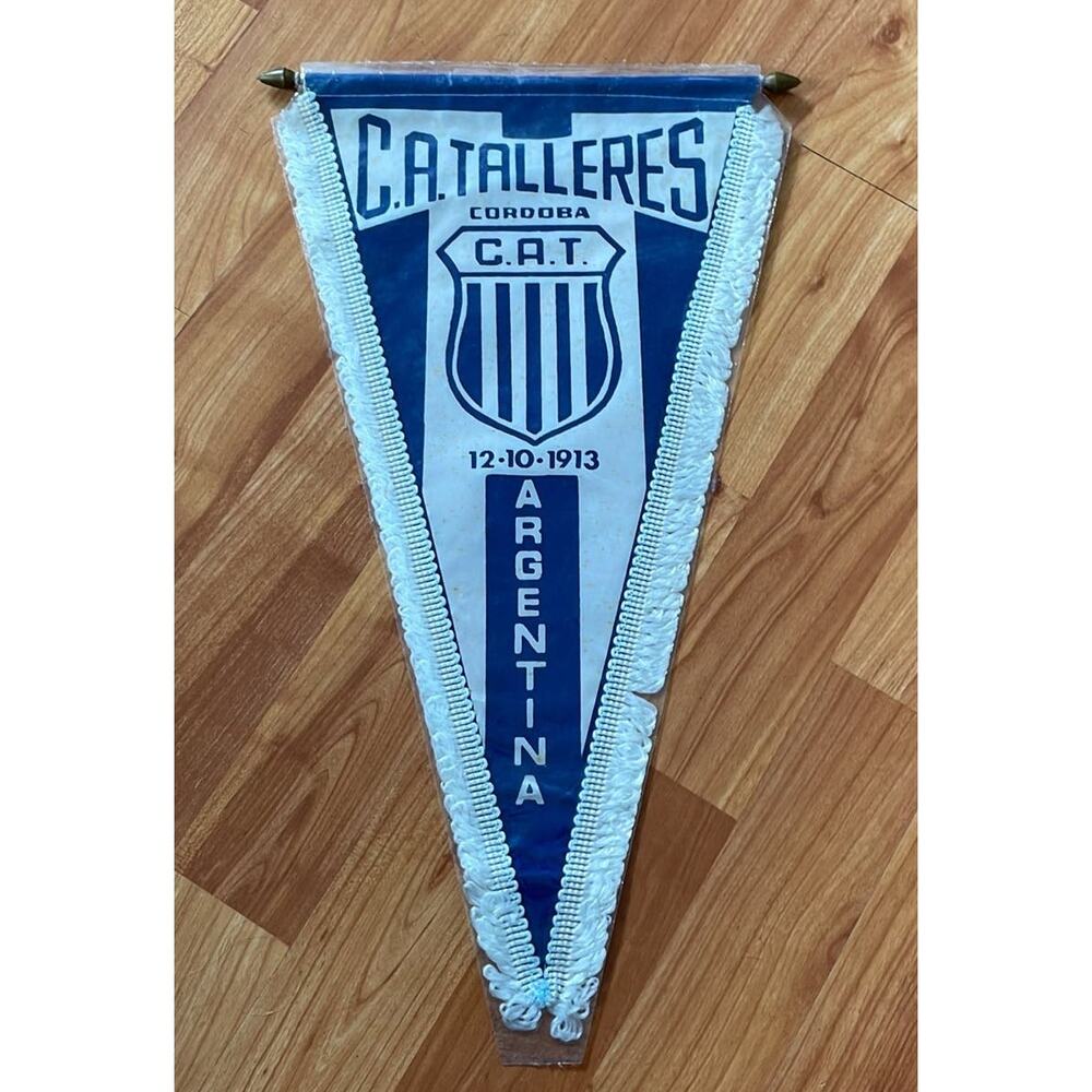 Vintage Collectable C.A. TALLERES Soccer Banner